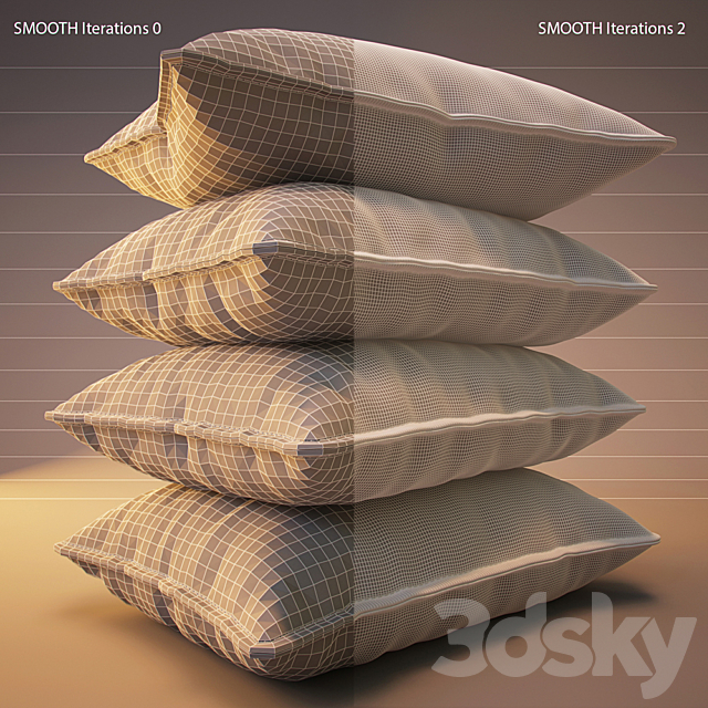 Cushions _ Pillows 3DSMax File - thumbnail 3