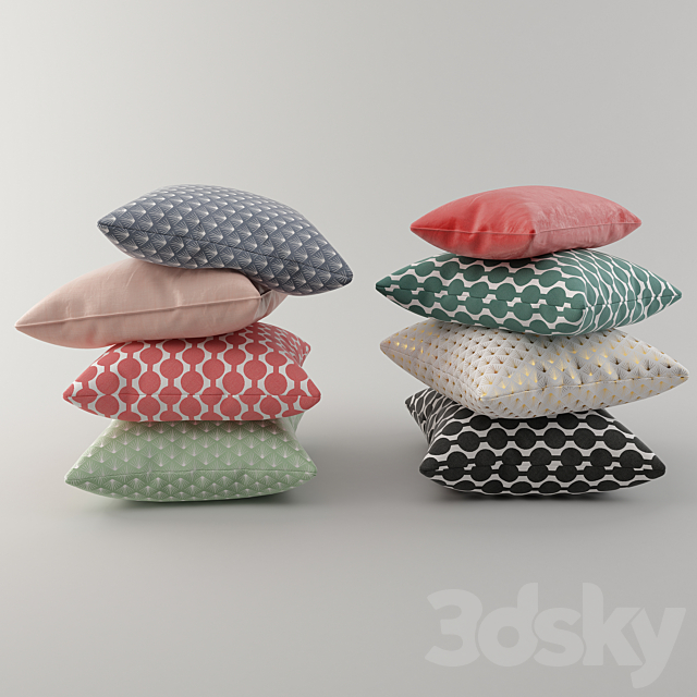 Cushions from H & M Network 2 3DSMax File - thumbnail 3