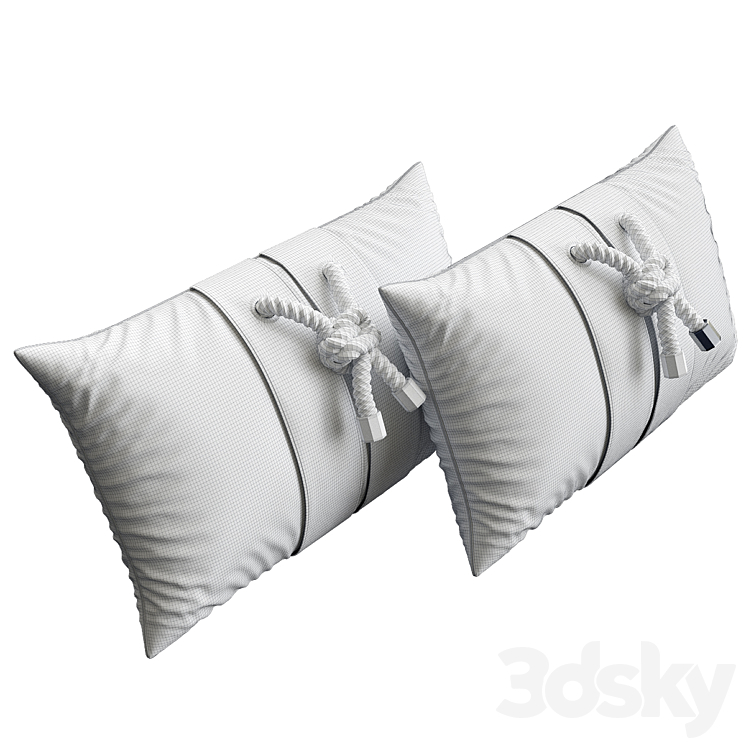 Decorative Pillow # 1 3DS Max - thumbnail 2