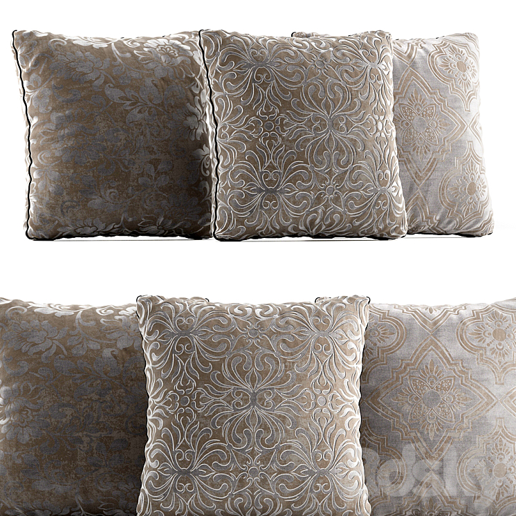 Decorative Pillow # 18 3DS Max - thumbnail 1