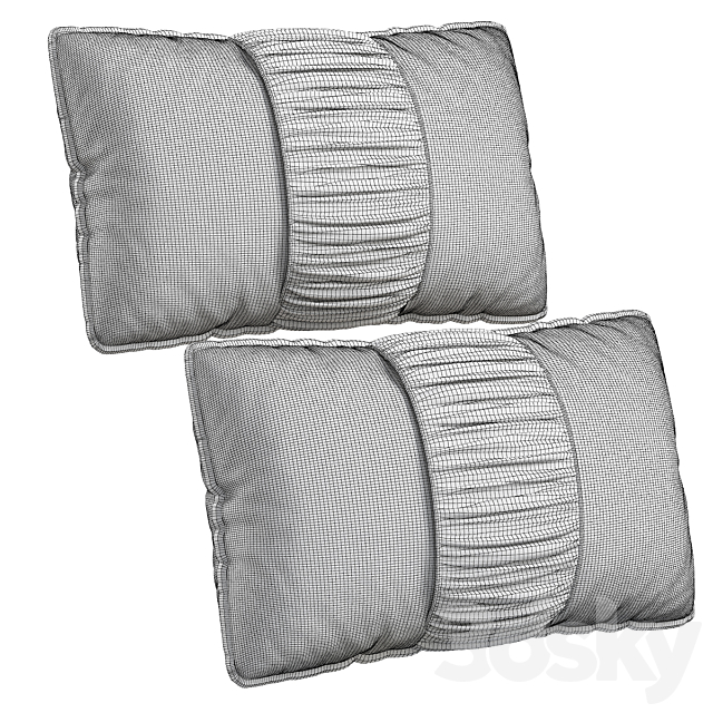 Decorative Pillow # 31 3ds Max - thumbnail 2