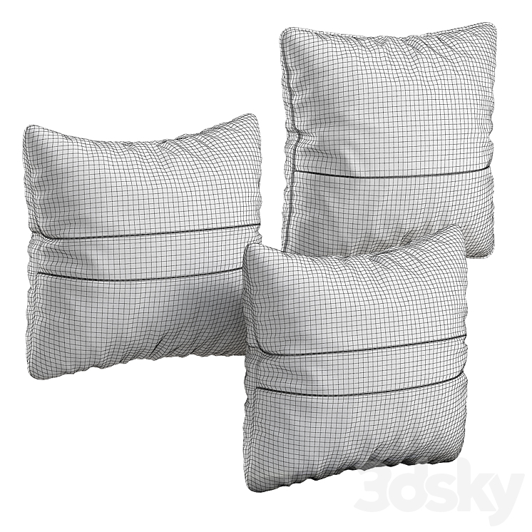 Decorative Pillow # 35 3DS Max - thumbnail 2