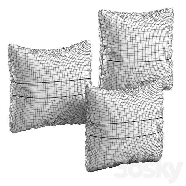 Decorative Pillow # 35 3DSMax File - thumbnail 2