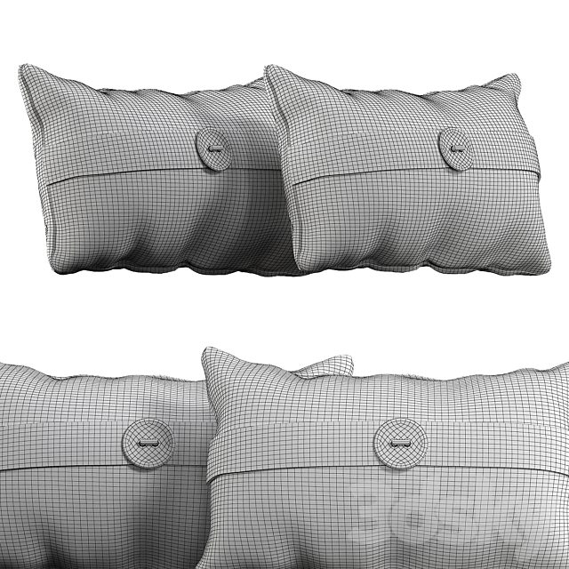 Decorative Pillow # 45 3ds Max - thumbnail 2