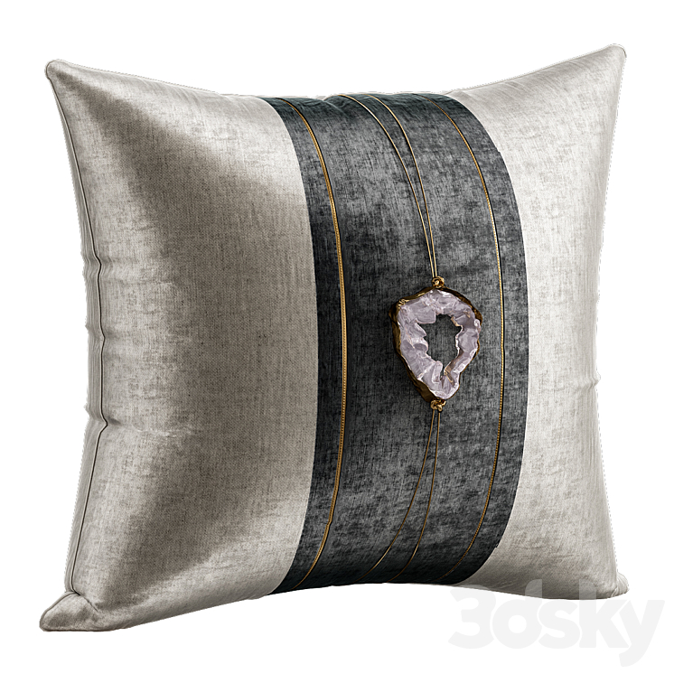 Decorative Pillow # 59 3DS Max Model - thumbnail 1