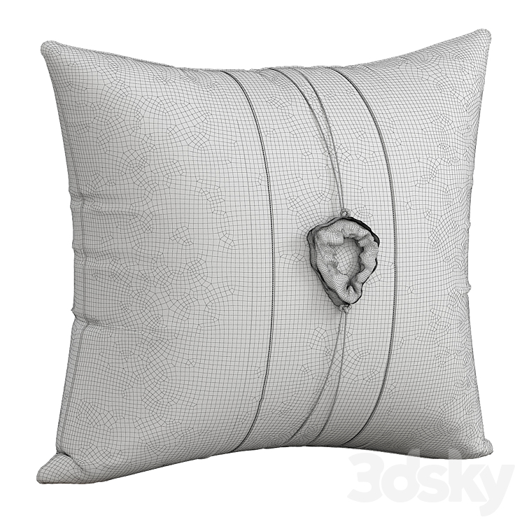 Decorative Pillow # 59 3DS Max Model - thumbnail 2