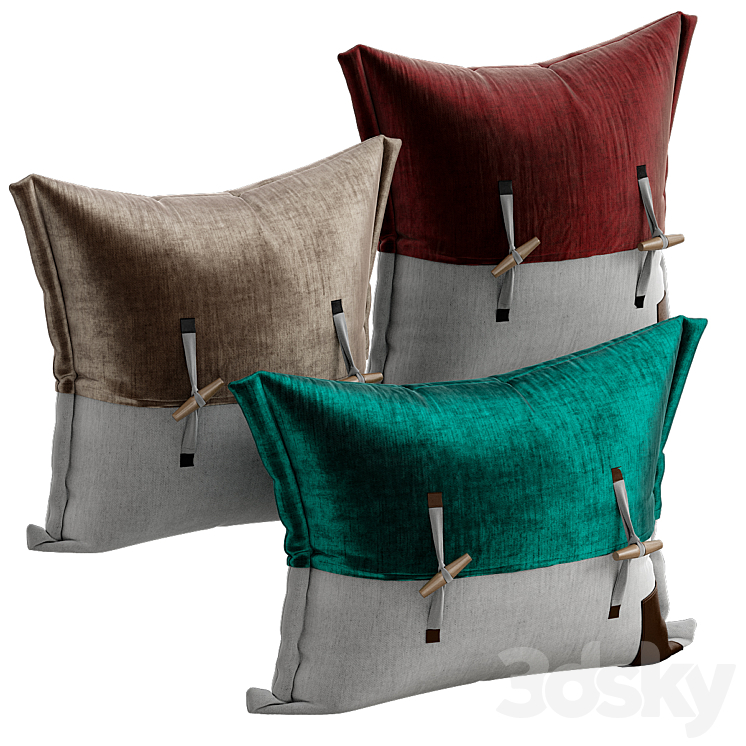 Decorative Pillow # 60 3DS Max Model - thumbnail 1