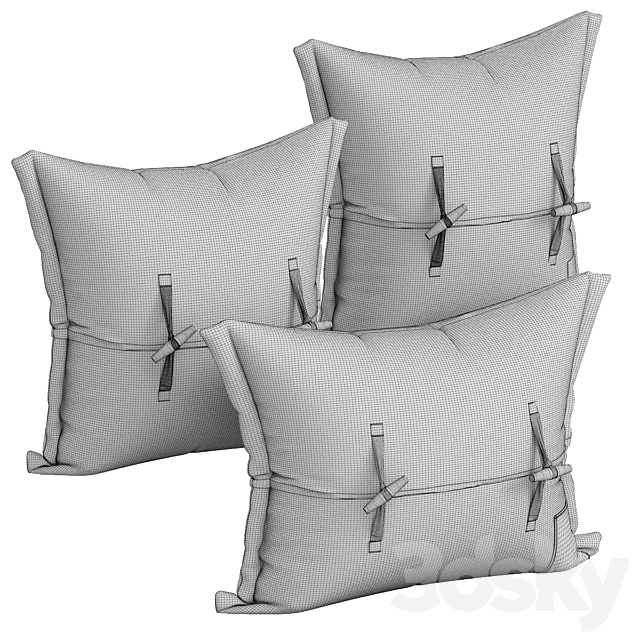 Decorative Pillow # 60 3DSMax File - thumbnail 2