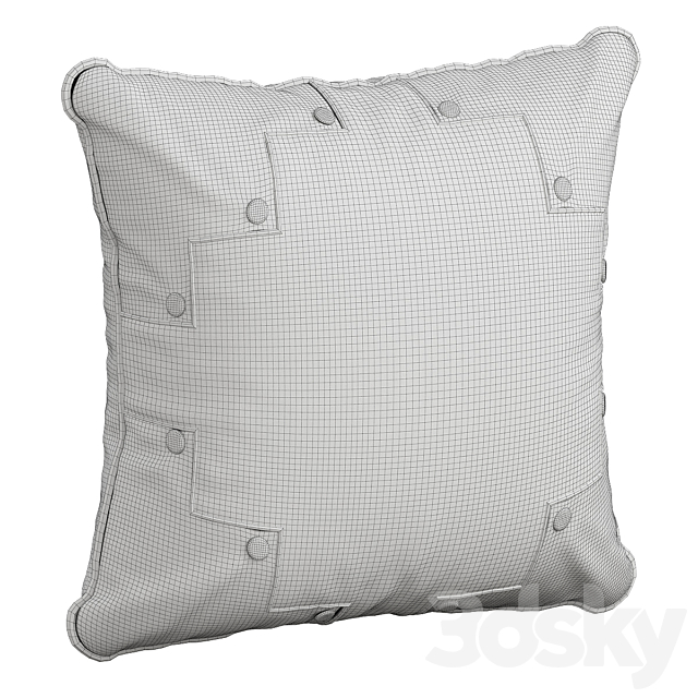 Decorative Pillow # 64 3ds Max - thumbnail 2