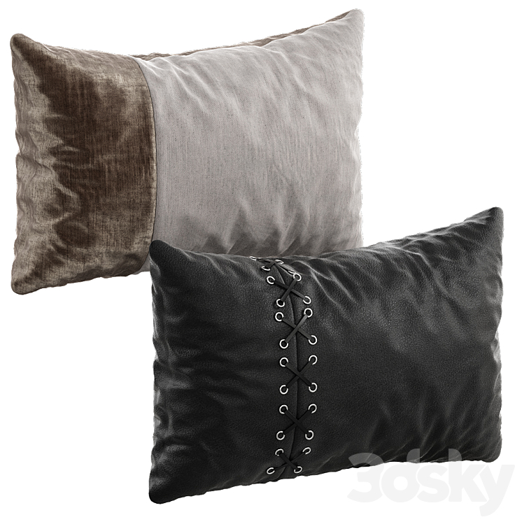 Decorative Pillow # 65 3DS Max Model - thumbnail 1