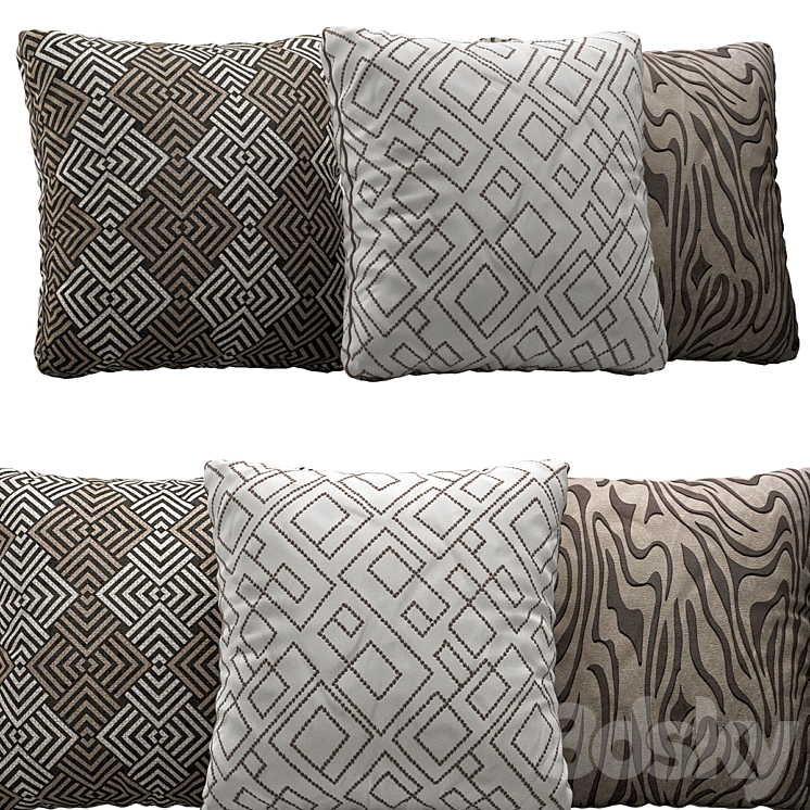 Decorative Pillow # 74 3DS Max - thumbnail 1