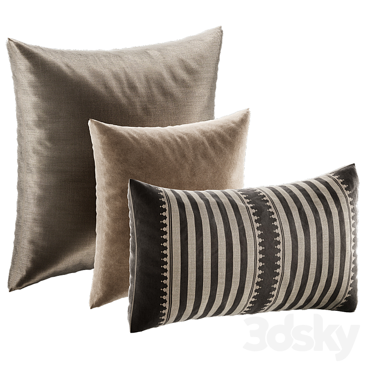 Decorative Pillow №33 3DS Max - thumbnail 1