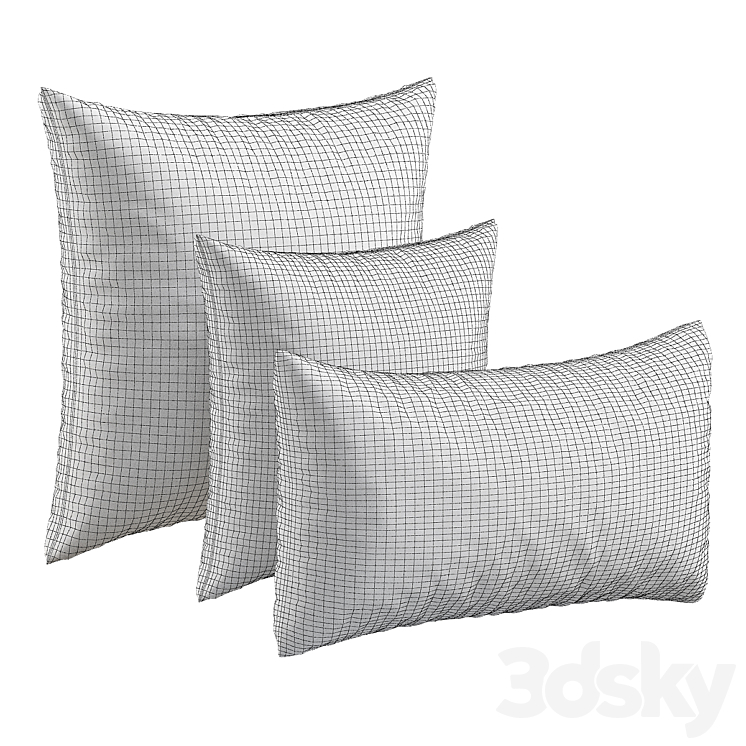 Decorative Pillow №33 3DS Max - thumbnail 2