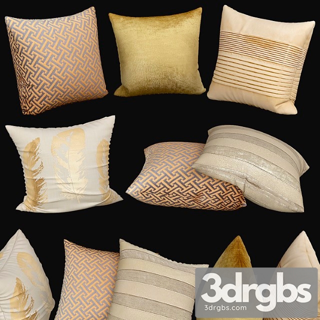 Decorative Pillows 026 3dsmax Download - thumbnail 1