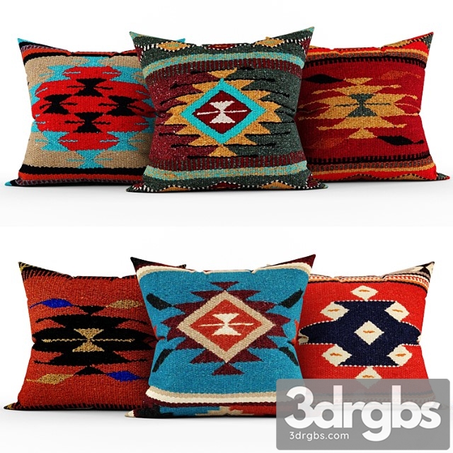 Decorative pillows 13 3dsmax Download - thumbnail 1