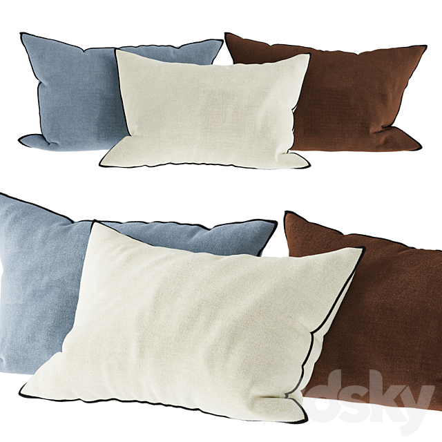 Decorative pillows 14 3ds Max - thumbnail 1