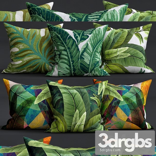 Decorative pillows 15 3dsmax Download - thumbnail 1