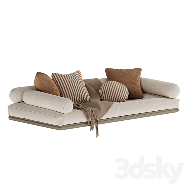 Decorative pillows 19 3ds Max - thumbnail 3