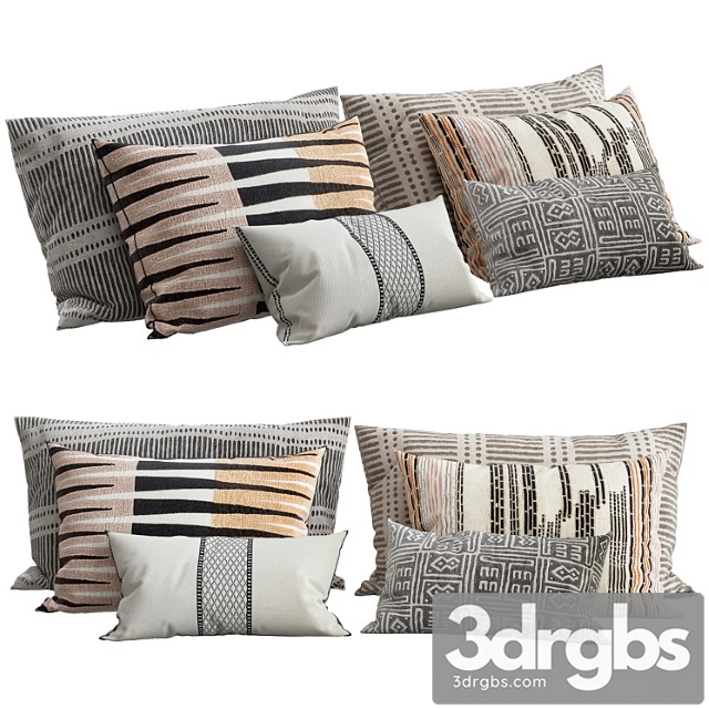 Decorative pillows 19 3dsmax Download - thumbnail 1