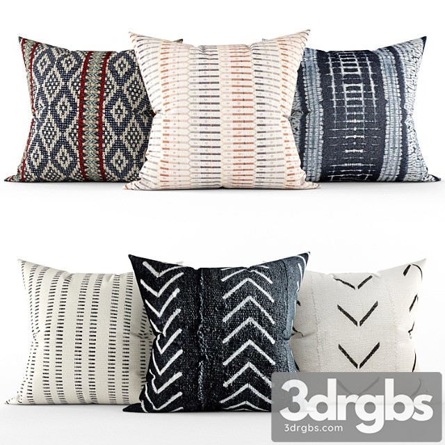 Decorative Pillows 2 3dsmax Download - thumbnail 1