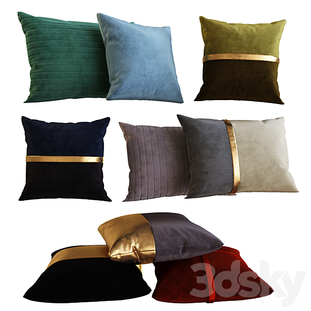 Decorative pillows 21 3ds Max - thumbnail 1