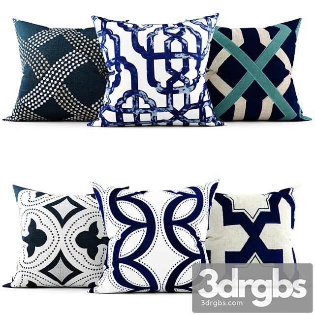 Decorative Pillows 22 3dsmax Download - thumbnail 1