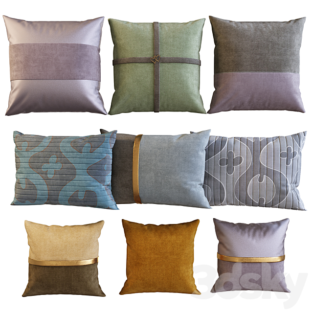 Decorative pillows 23 3DSMax File - thumbnail 1