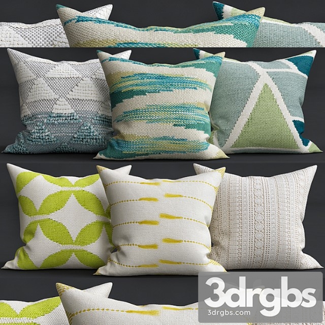 Decorative Pillows 232 3dsmax Download - thumbnail 1