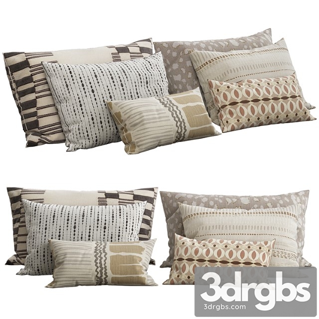 Decorative pillows 26 3dsmax Download - thumbnail 1