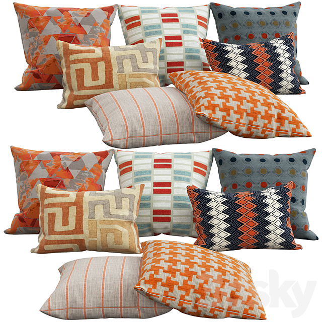 Decorative pillows 30 3ds Max - thumbnail 1