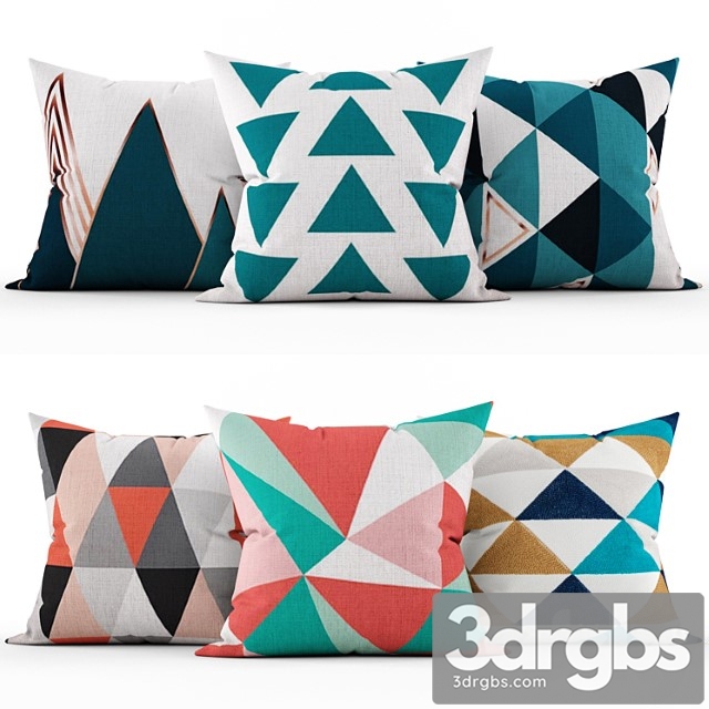 Decorative pillows 30 3dsmax Download - thumbnail 1