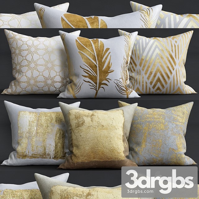 Decorative pillows 31 3dsmax Download - thumbnail 1