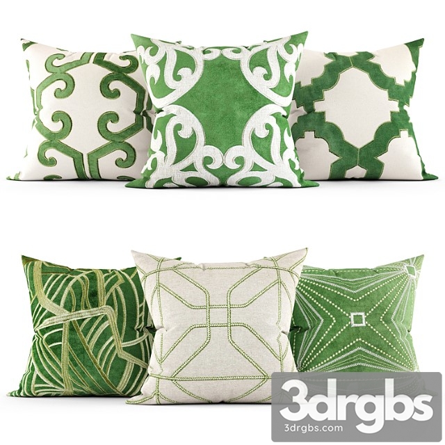 Decorative pillows 33 3dsmax Download - thumbnail 1