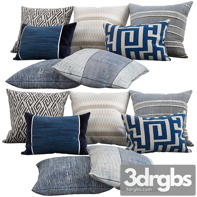 Decorative Pillows 360 3dsmax Download - thumbnail 1