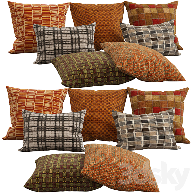 Decorative pillows 37 3ds Max - thumbnail 1