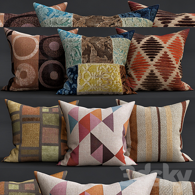 Decorative Pillows 3ds Max - thumbnail 1