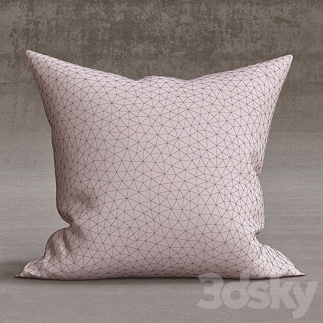 Decorative pillows 3ds Max - thumbnail 2