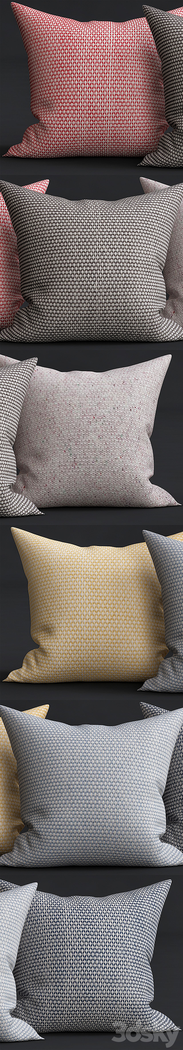 Decorative Pillows 3ds Max - thumbnail 2