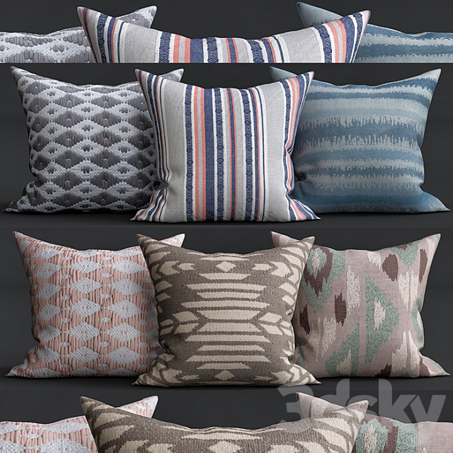 Decorative Pillows 3ds Max - thumbnail 1