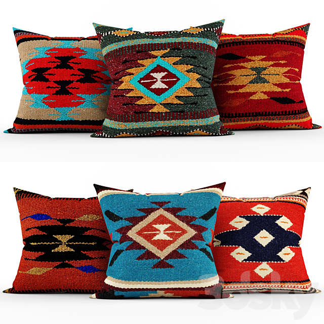 Decorative pillows 3ds Max - thumbnail 1