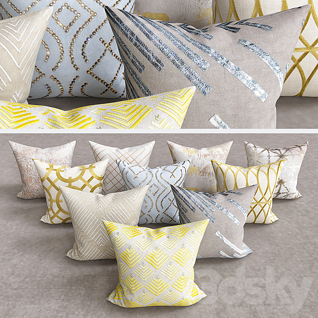 Decorative Pillows 3ds Max - thumbnail 1