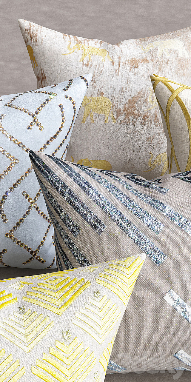 Decorative Pillows 3ds Max - thumbnail 2