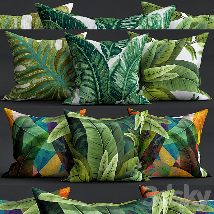 Decorative Pillows 3DS Max - thumbnail 1