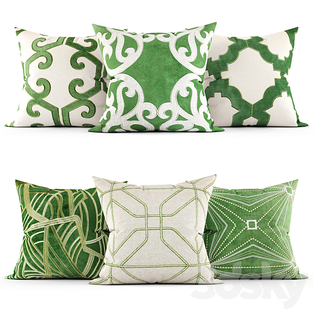 Decorative pillows 3DSMax File - thumbnail 1