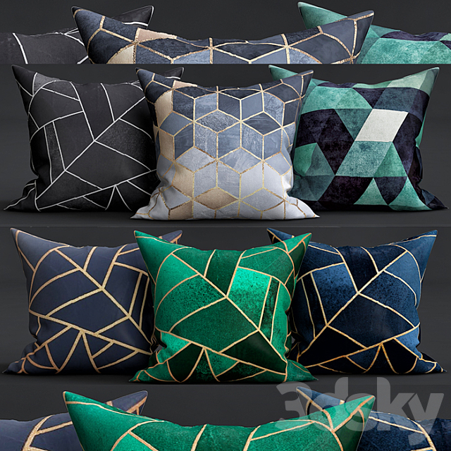 Decorative Pillows 3DSMax File - thumbnail 1