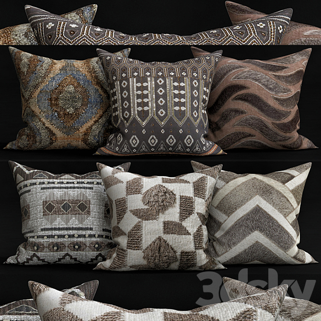 Decorative Pillows 3DSMax File - thumbnail 1