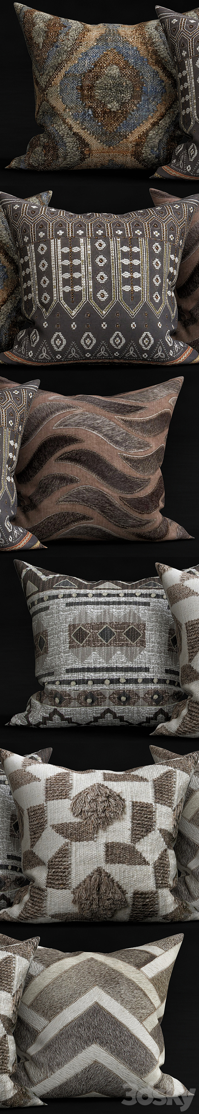 Decorative Pillows 3DSMax File - thumbnail 2