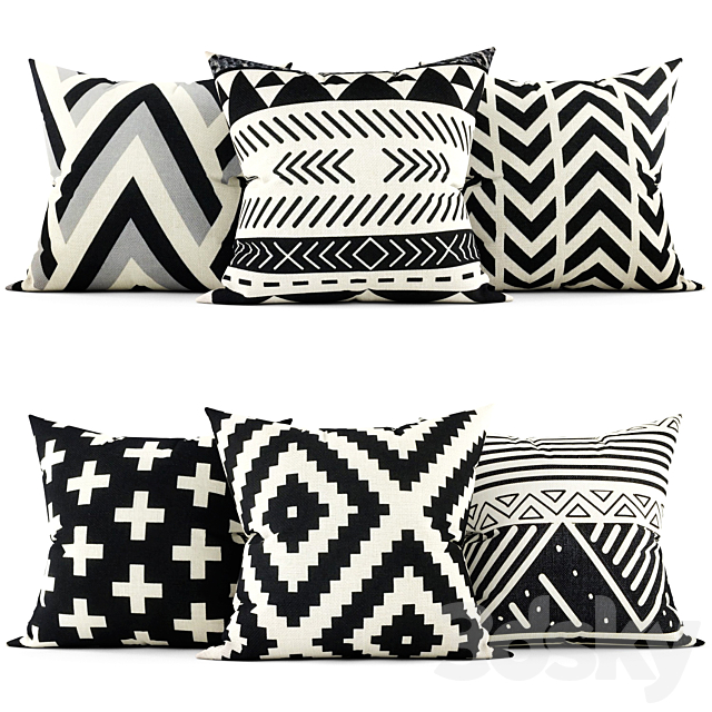 Decorative pillows 3DSMax File - thumbnail 1