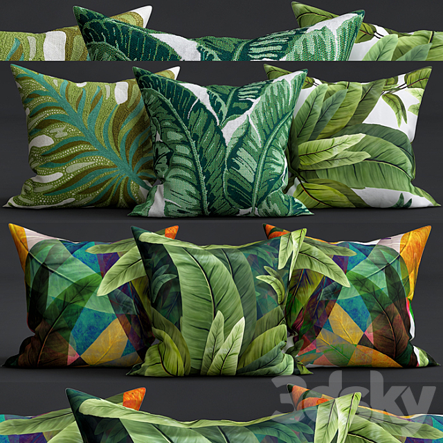 Decorative Pillows 3DSMax File - thumbnail 1