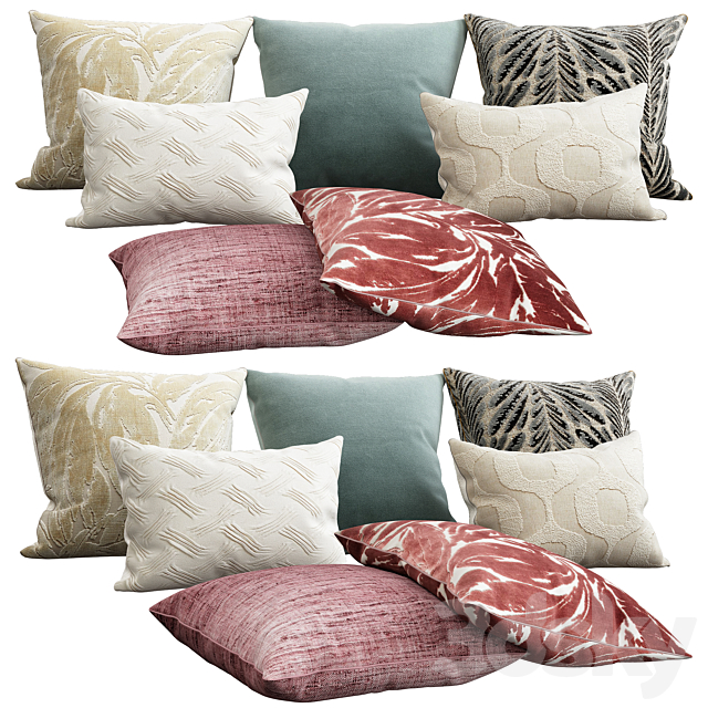 Decorative pillows 3DSMax File - thumbnail 1